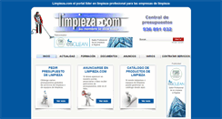 Desktop Screenshot of limpieza.com